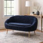 Atelier Del Sofa Lida - Sofá de 2 plazas Antracita